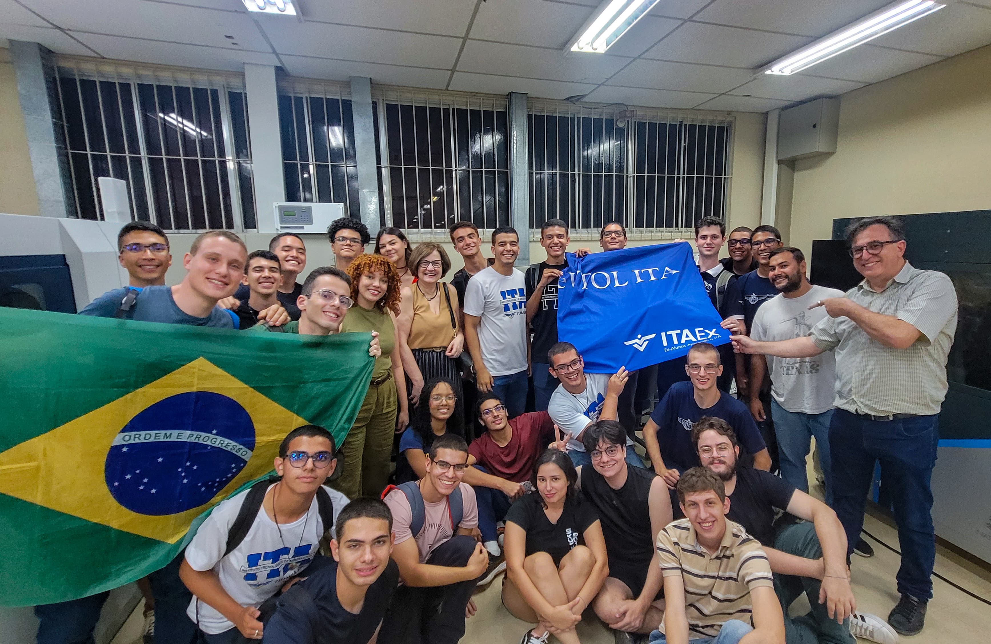 Visita à equipe Skyrats